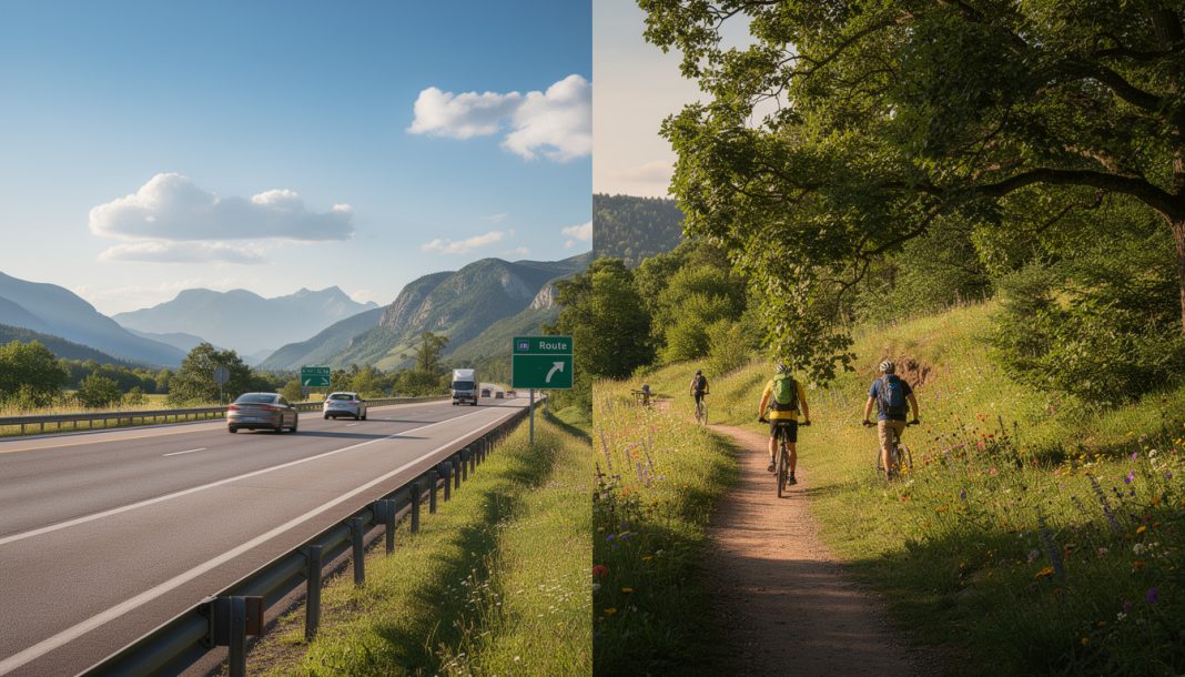 découvrez les avantages et inconvénients de la route et du chemin pour choisir le meilleur itinéraire pour traverser le pays cet été. préparez votre voyage en toute sérénité !