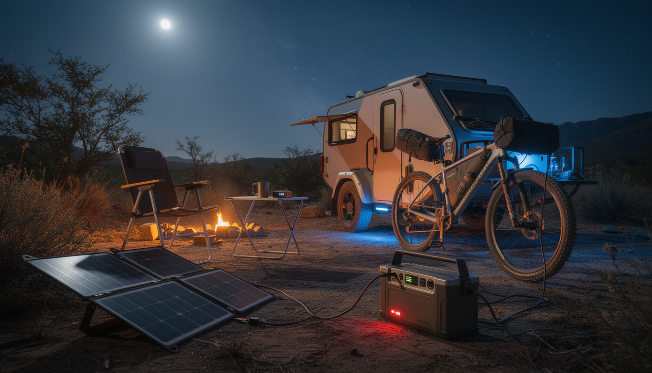 découvrez comment calculer vos besoins en watts pour assurer votre autonomie électrique lors d'un bivouac longue durée et profitez pleinement de vos voyages en toute indépendance.