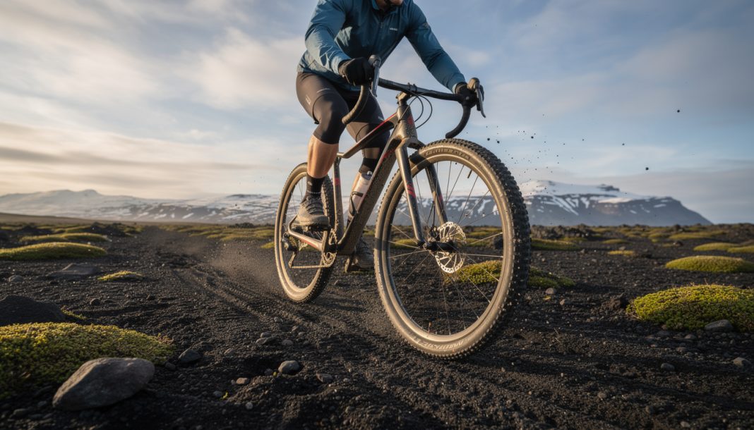 découvrez mon aventure à travers l'islande en vélo gravel et mon retour d'expérience détaillé sur le choix des pneus adaptés à ce terrain unique.