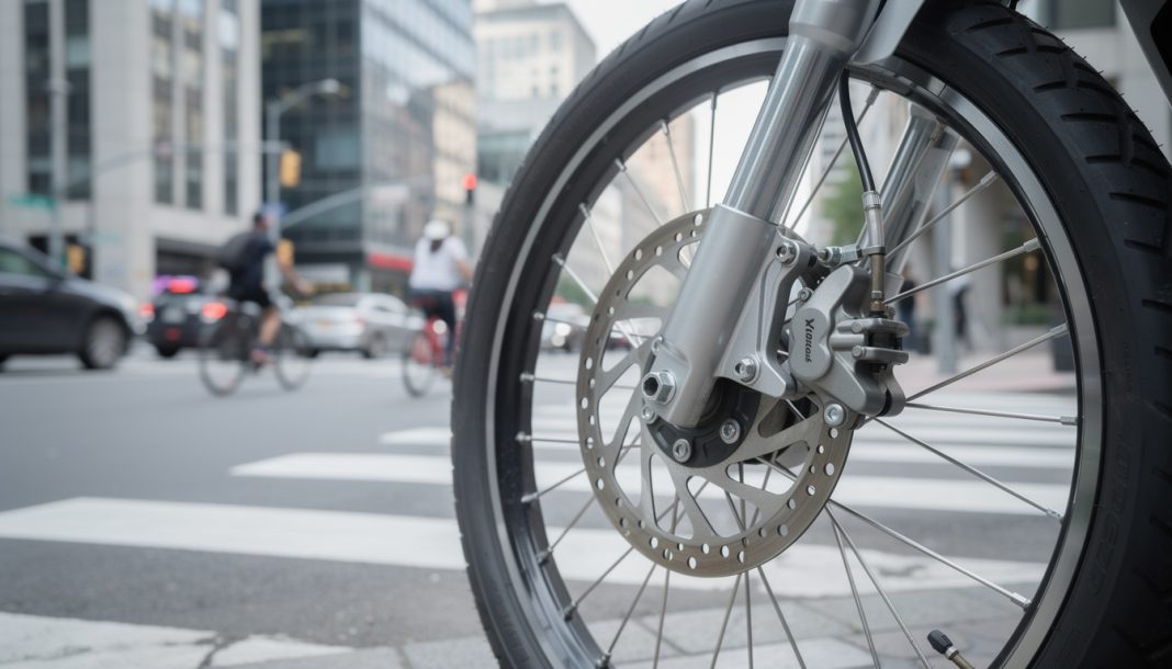 découvrez l'importance du freinage hydraulique en milieu urbain et pourquoi opter pour des disques de 180mm améliore votre sécurité et performance en ville.