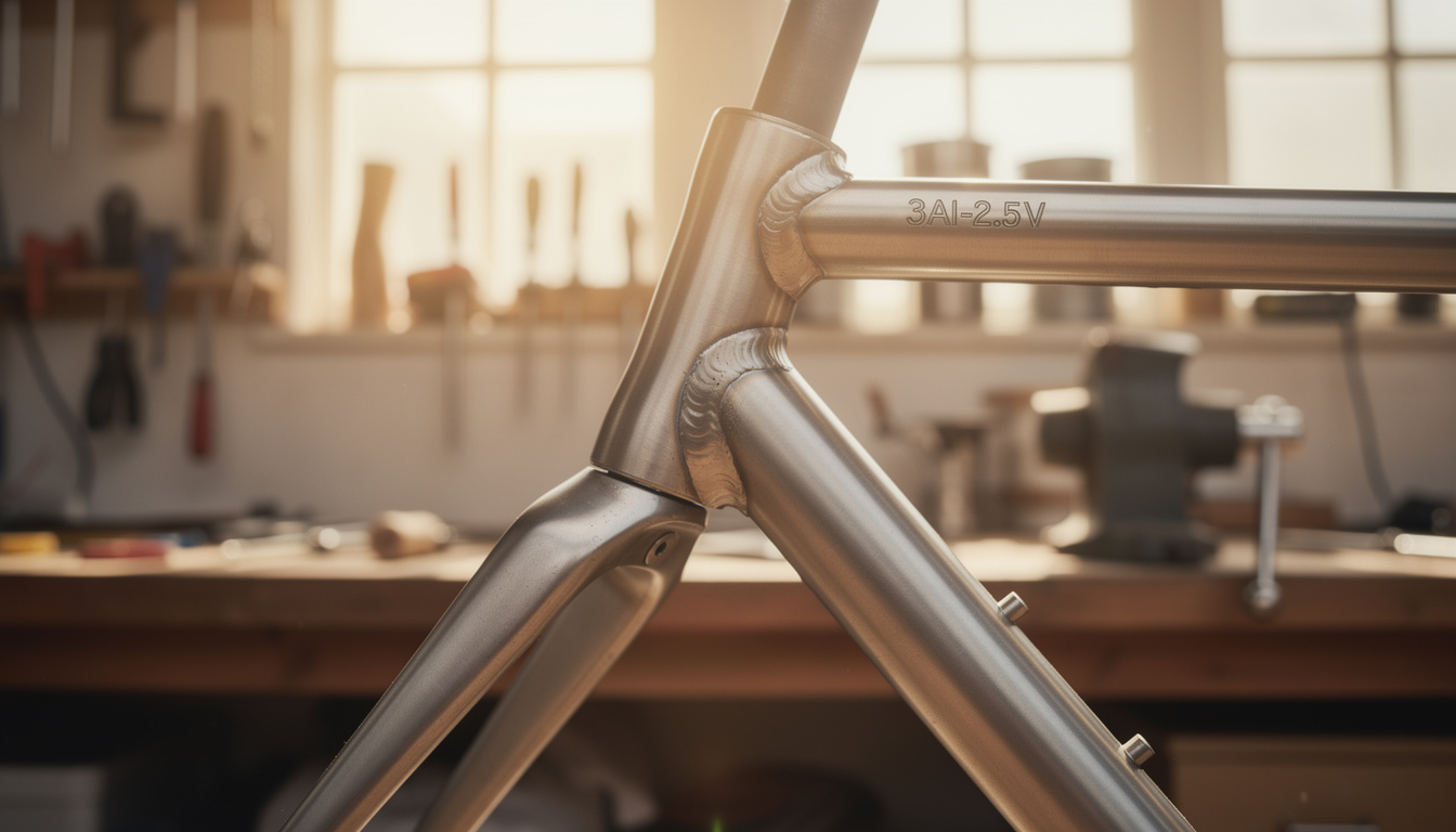 découvrez l'évolution métallurgique des cadres de vélo, du classique acier columbus au performant titane grade 9, alliant légèreté et robustesse pour une expérience cycliste optimale.