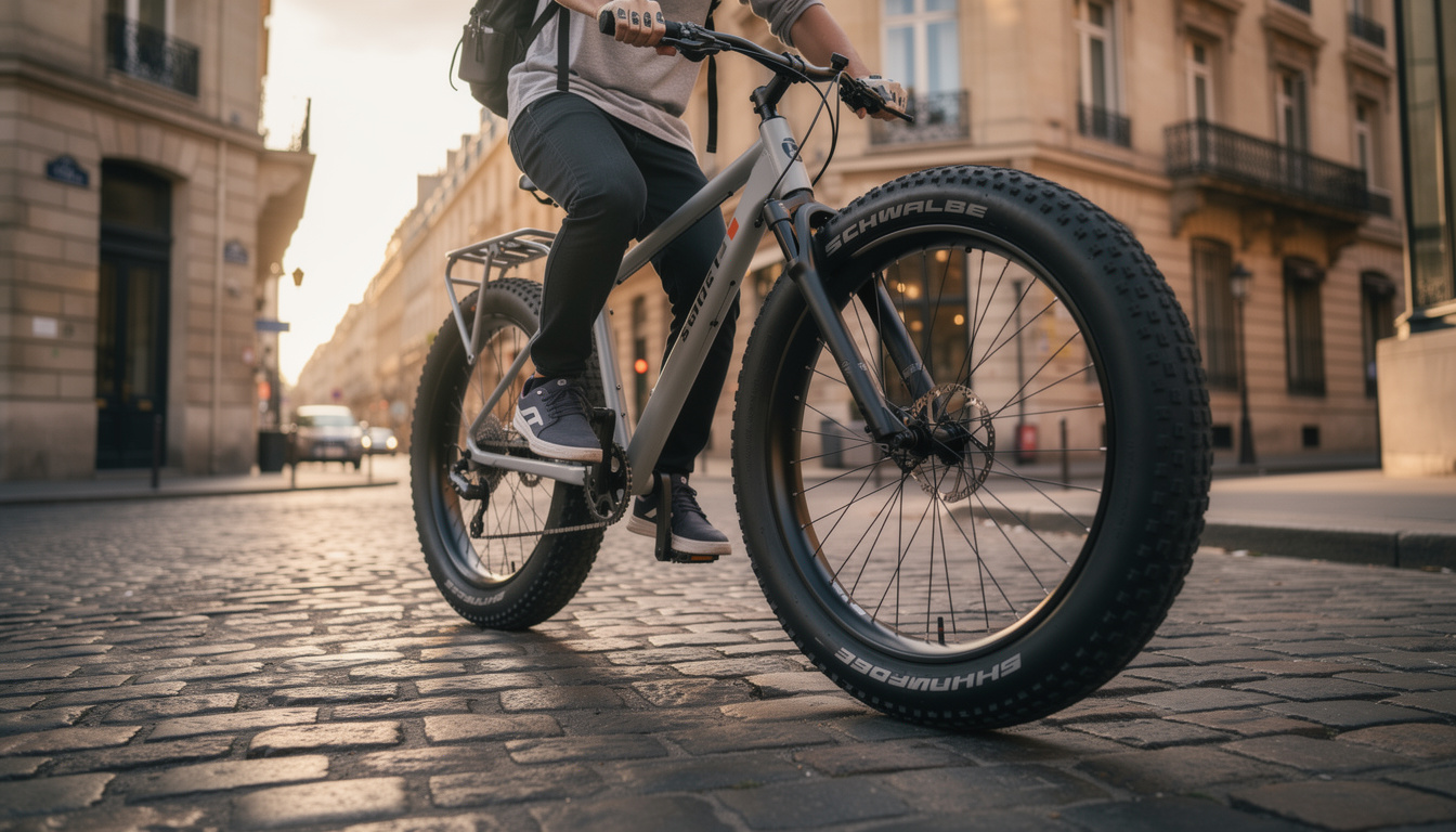 découvrez comment les pneus ballons et big apple utilisent la physique de l'amortissement par basse pression pour améliorer le confort et la sécurité en milieu urbain.