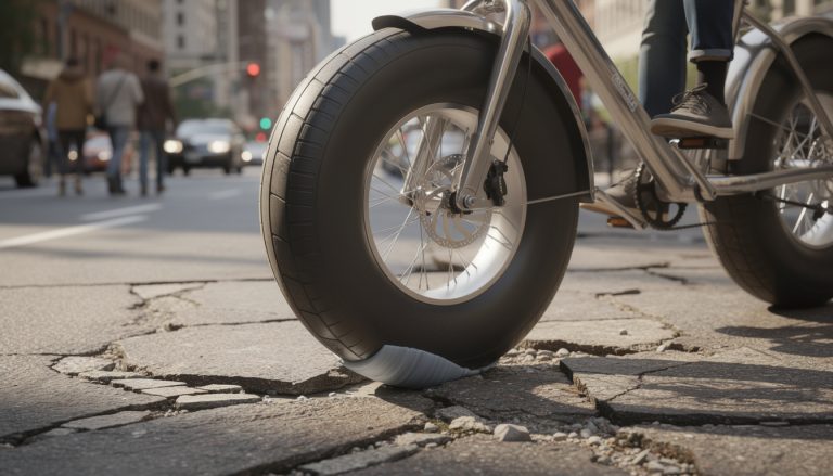 découvrez comment les pneus ballons et big apple utilisent la basse pression pour améliorer l'amortissement en milieu urbain, alliant confort et performance grâce à la physique des matériaux.