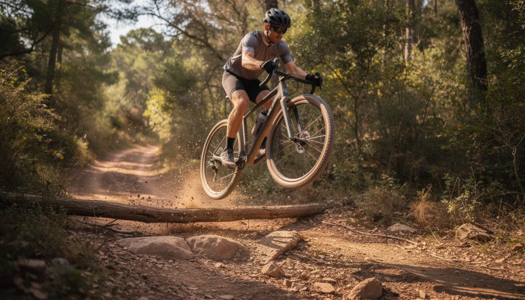 découvrez comment franchir facilement les obstacles en gravel grâce à la technique du bunny hop, adaptée au tout-chemin pour améliorer votre maîtrise et votre plaisir de rouler.