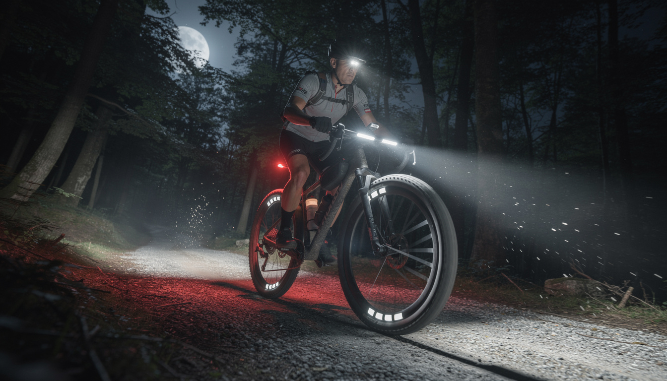 découvrez comment bien vous équiper pour le gravel nocturne en forêt avec notre guide complet sur l'éclairage et les repères visuels essentiels pour une aventure sûre et agréable.