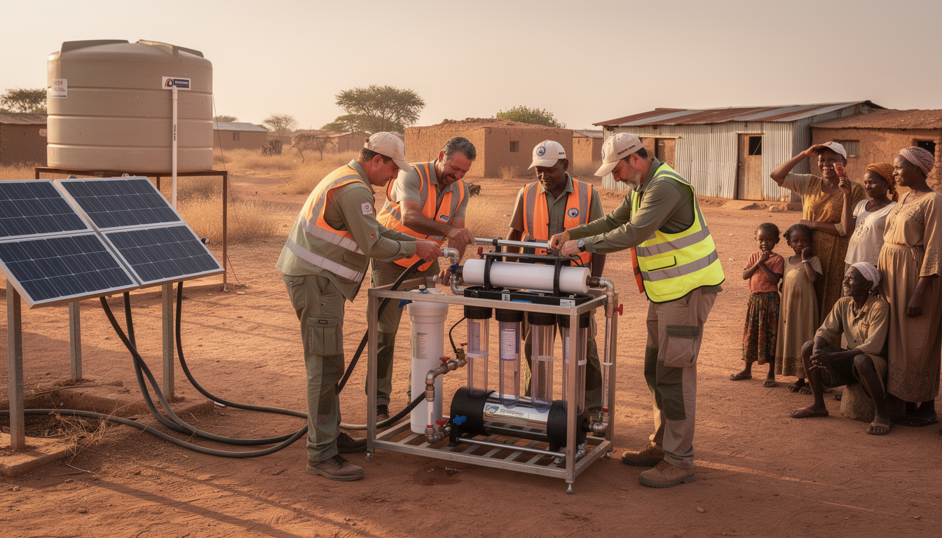 découvrez les solutions d'hydratation en zone aride grâce aux systèmes de filtration innovants et apprenez à calculer efficacement les stocks de sécurité pour assurer un approvisionnement en eau fiable.