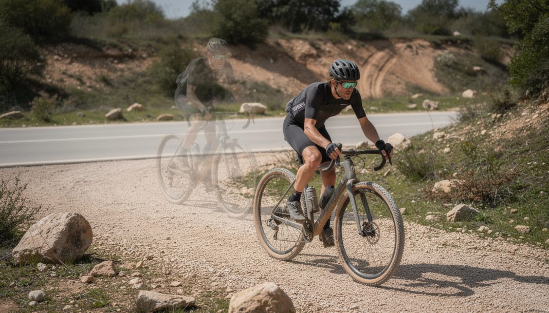découvrez mon expérience de la transition de la route au gravel et les compétences techniques que j'ai dû réapprendre pour maîtriser ce nouveau terrain.