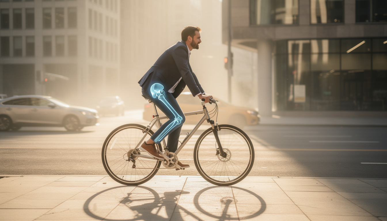 découvrez pourquoi le cyclisme, en raison du manque d'impact, peut entraîner une ostéopénie et comment un travail spécifique de renforcement osseux est essentiel pour préserver la santé des os des cyclistes.