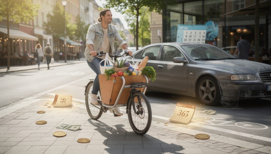 découvrez le témoignage d'une année complète sans voiture grâce au vélo cargo et l'analyse détaillée des économies réalisées.