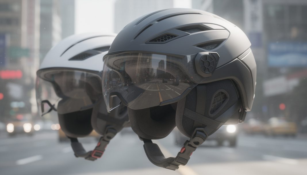 découvrez nos casques à visière intégrée alliant aérodynamisme et protection optimale contre la pollution pour vos yeux. confort et sécurité garantis.