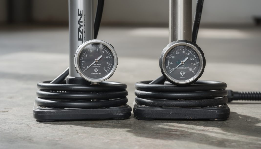 comparez la précision des manomètres dans le duel de pompes à pied lezyne digital vs topeak joeblow. découvrez laquelle offre le meilleur contrôle pour vos gonflages.