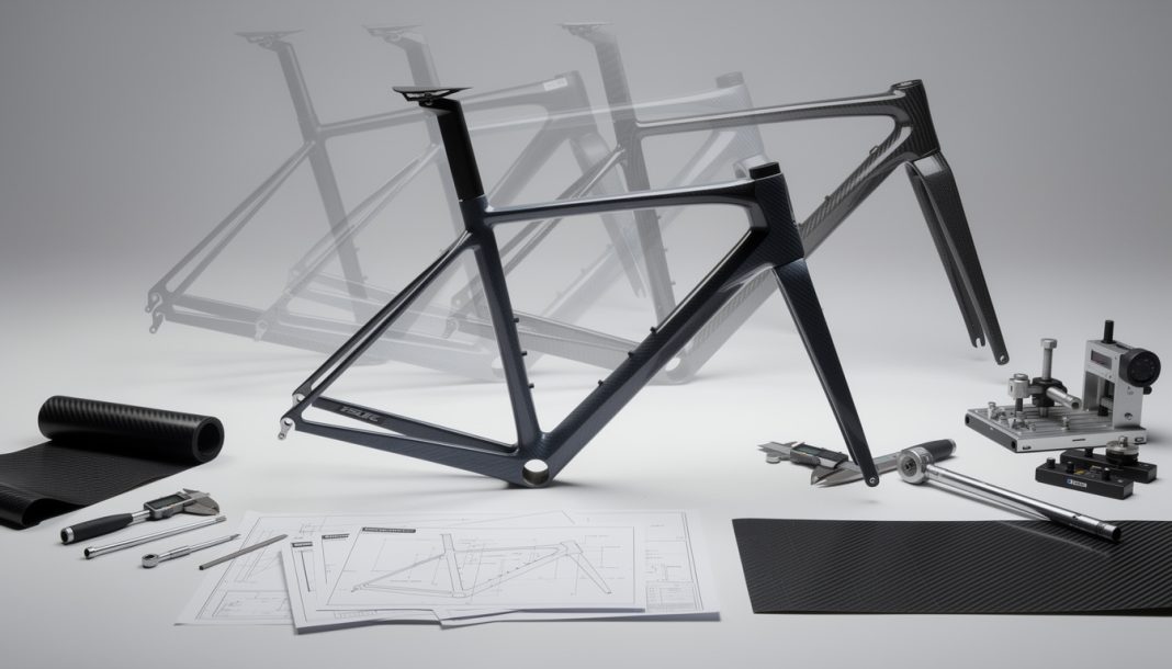 découvrez comment les constructeurs innovent dans l'évolution des fibres de carbone pour réduire le poids des cadres à seulement 700g, alliant performance et légèreté.