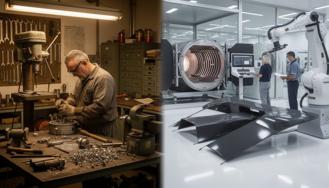 découvrez l'évolution vers la légèreté, des perçages artisanaux des années 70 aux avancées modernes avec les fibres de carbone ultra-haute module (uhm).