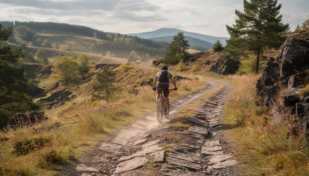 découvrez le massif central en gravel, un voyage unique mêlant sentiers techniques et routes oubliées pour une aventure cycliste inoubliable.