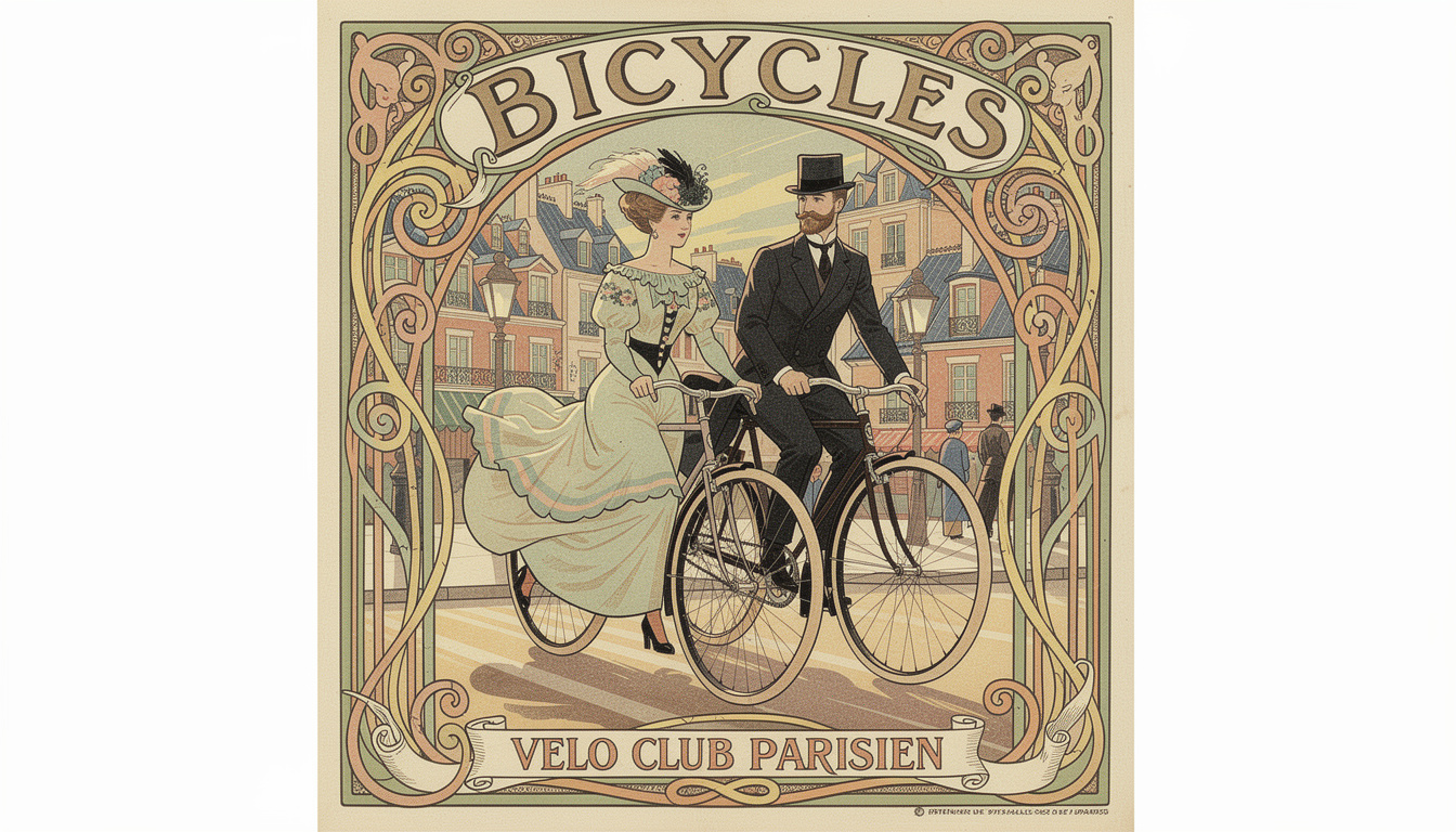 découvrez un siècle d'affiches de cyclisme, illustrant l'évolution du graphisme autour de la petite reine, entre art et passion sportive.