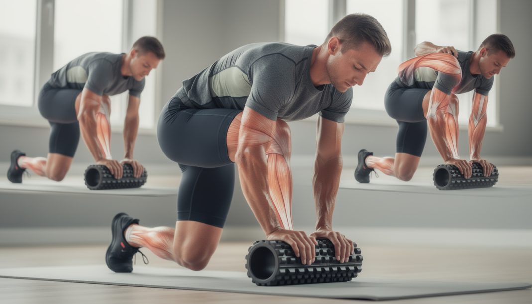 découvrez des techniques d'auto-massage au rouleau pour libérer les tensions des fascias chez les cyclistes, améliorant confort et performance.