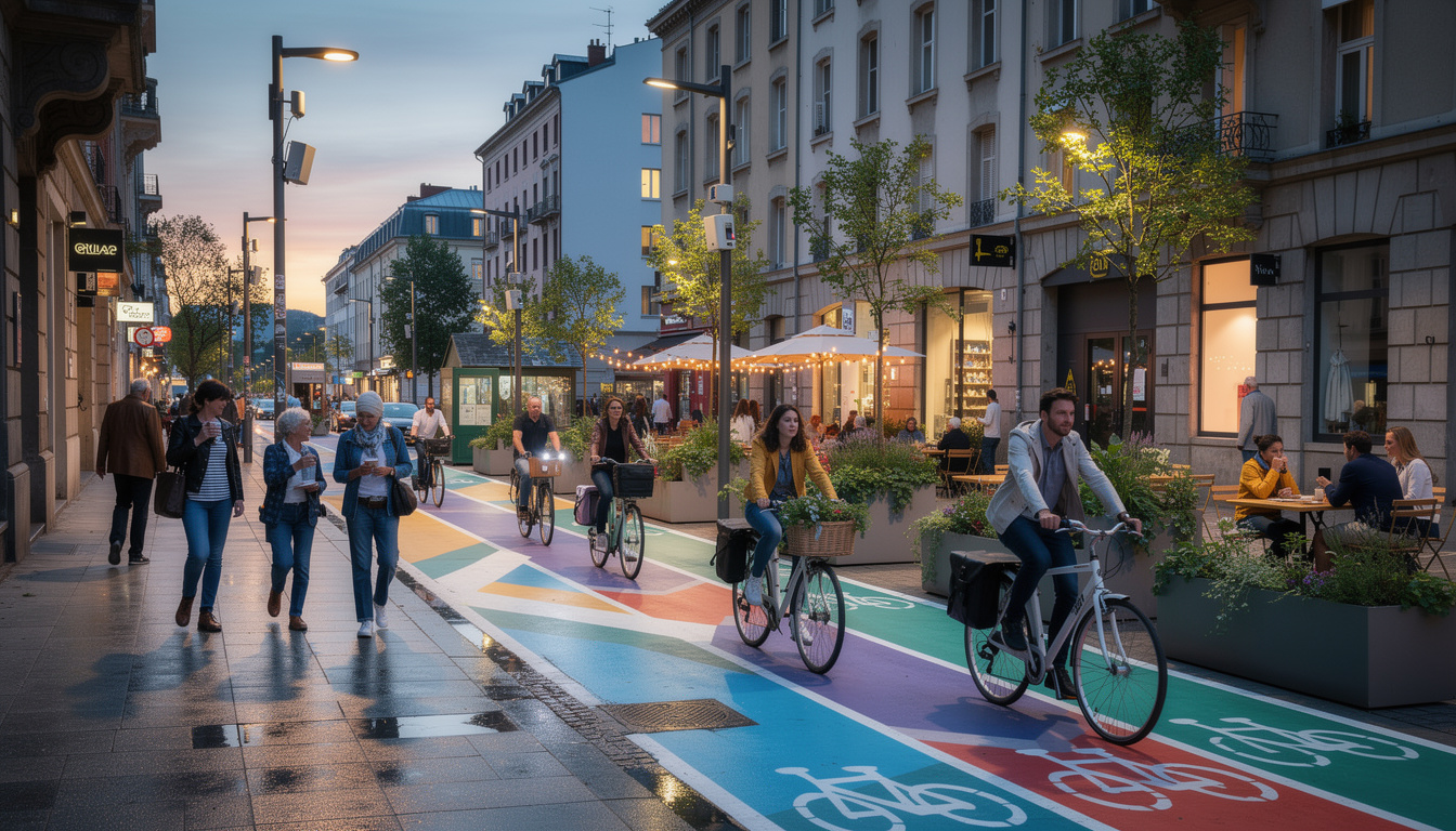 découvrez comment l'urbanisme tactique révolutionne les centres-villes en favorisant la mobilité à vélo, créant des espaces urbains plus sûrs, durables et agréables pour tous.