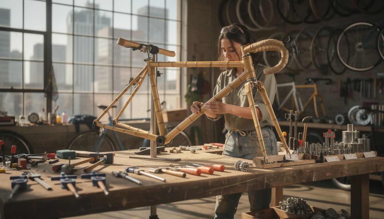 découvrez le témoignage inspirant d'une personne qui a choisi de construire son propre cadre en bambou, alliant écologie, créativité et savoir-faire artisanal.