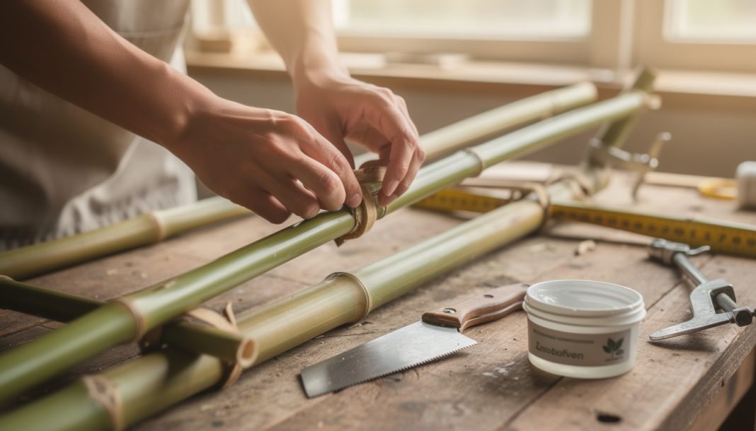 découvrez le témoignage inspirant d'une personne ayant choisi de construire son propre cadre en bambou, alliant écologie, créativité et durabilité.