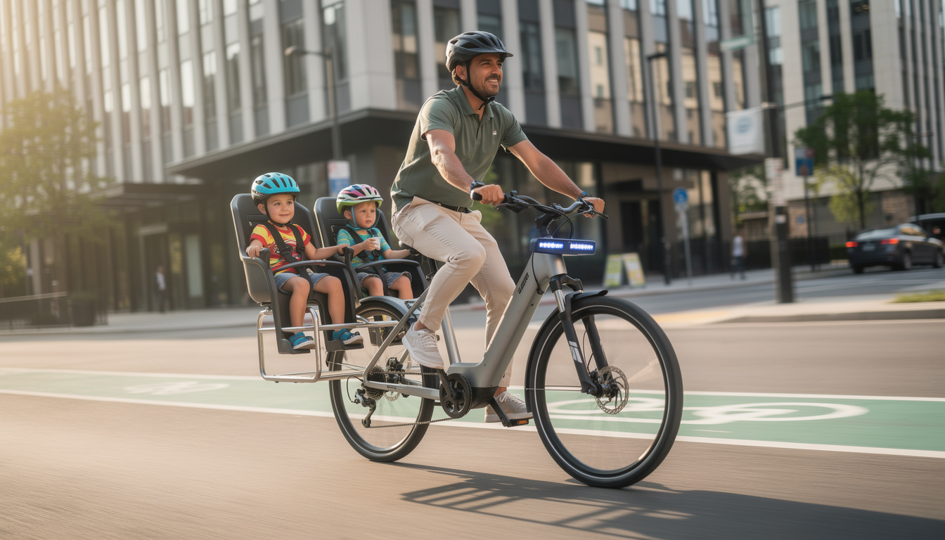 découvrez notre test complet du meilleur vélo cargo longtail, idéal pour transporter confortablement 2 enfants en toute sécurité.