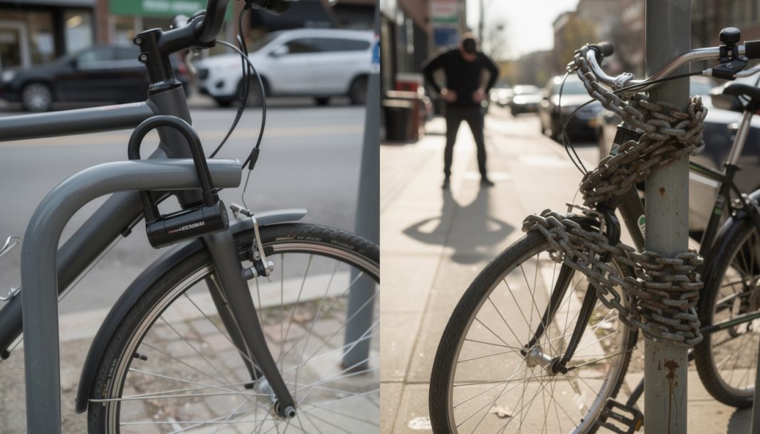 découvrez pourquoi les antivols en u sont plus efficaces que les chaînes pour protéger votre vélo et ce que les voleurs redoutent le plus.