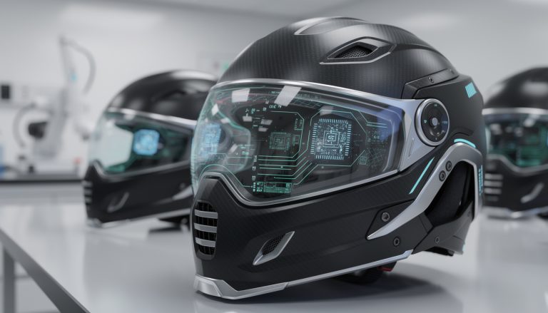 découvrez comment les casques de demain intègrent les technologies avancées de détection de choc par intelligence artificielle pour une sécurité optimisée.