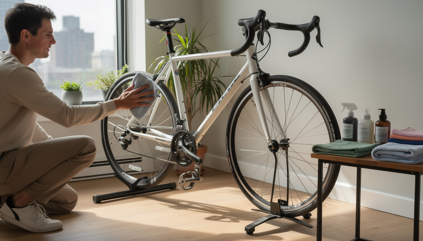 découvrez nos astuces pratiques pour nettoyer votre vélo en appartement sans utiliser de jet d'eau, idéal pour les citadins soucieux de leur matériel et de leur environnement.