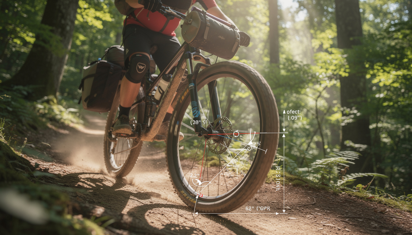 découvrez pourquoi la chasse (trail) de la fourche de votre vélo est essentielle pour stabiliser un vélo chargé et améliorer votre confort et sécurité lors de vos trajets.