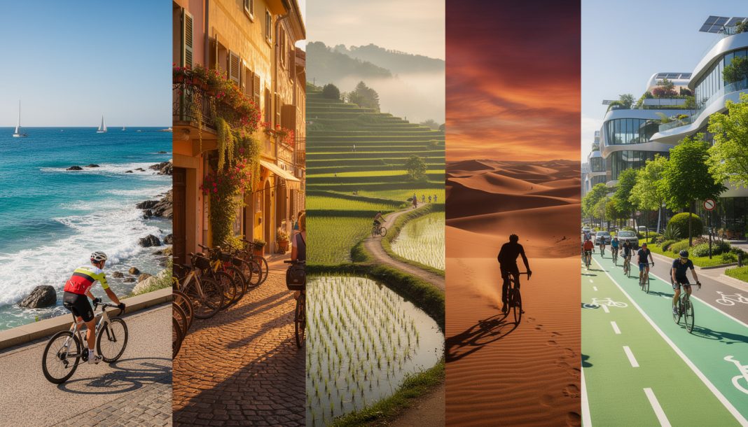 découvrez 5 destinations de rêve où le vélo est roi, bien loin des clichés habituels. préparez-vous à explorer des lieux surprenants pour des aventures à vélo inoubliables.
