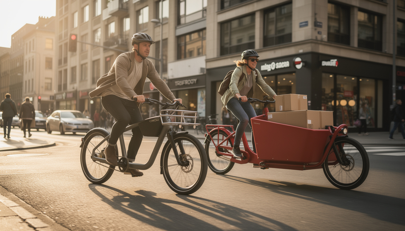 découvrez le duel captivant entre les vélos cargo omnium et bullitt et choisissez la dynamique de conduite qui vous convient le mieux.