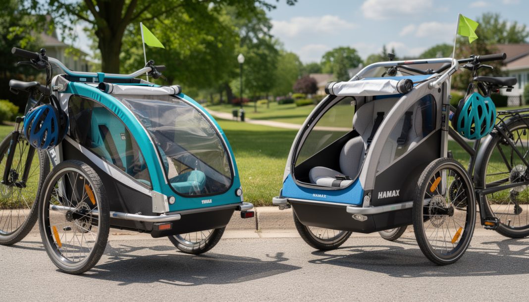 découvrez notre comparatif des remorques vélo pour enfants thule et hamax, pour choisir celle qui offre le meilleur confort et sécurité lors de vos balades en famille.