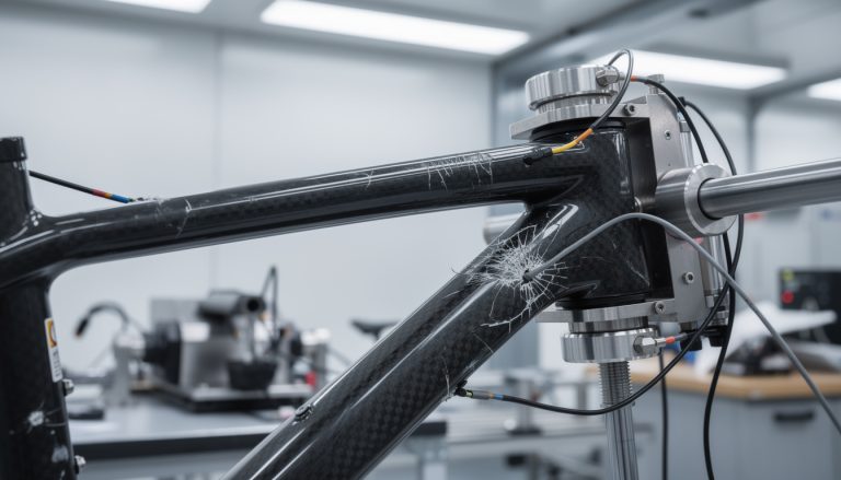 découvrez un crash test inédit révélant que votre cadre carbone pourrait déjà être fissuré, mettant en lumière les risques invisibles pour votre sécurité.