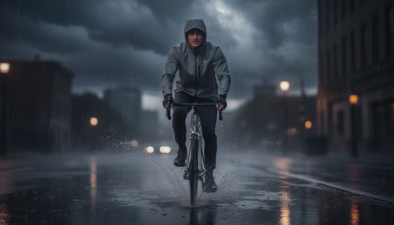 découvrez notre test du vélotaf sous l'orage et la seule veste qui a réussi à nous garder au sec. préparez-vous à affronter la pluie avec style et confort.