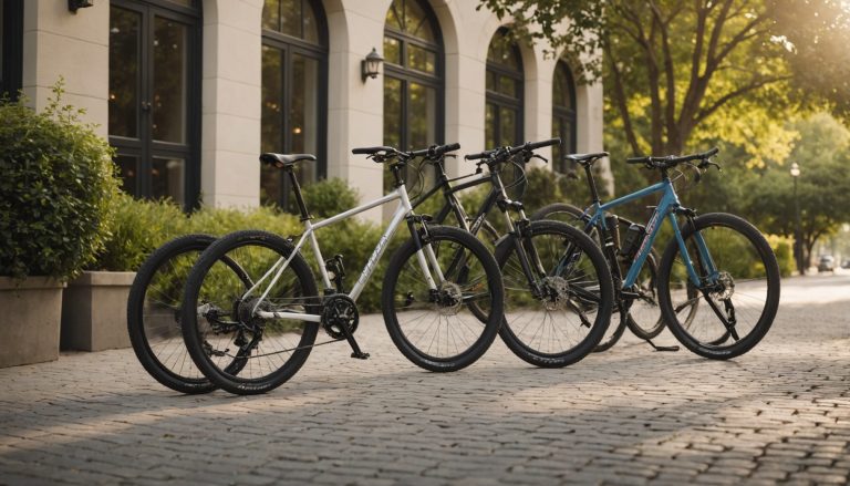 Trois vélos différents pour débuter : route, VTT et ville